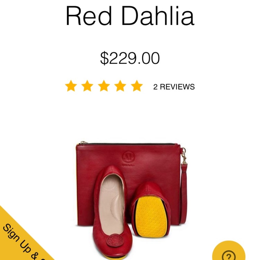 April Parker Shoes - Red Dahlia ❤️ - Picture 2 of 6